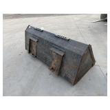 Used 70" Quick Attach Skid Loader Bucket