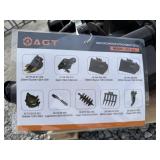 New Skid Lot Of AGT Mini Excavator Attachments