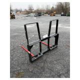 New Kivel Quick Attach Dual Prong Bale Spears