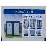 New Portable Mobile Double Toilet