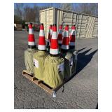 New Skid Lot Of (180) PCS Traffic Cones