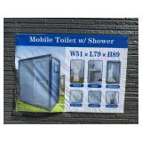 New Portable Mobile Toilet W/ Shower