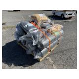 New Skid Lot Of (18) Rolls Misc Fabric Rolls