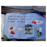 New Skid Lot Of Rope Rigging & Straps