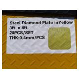 New Skid Lot Of (40) Pcs Diamond Plate