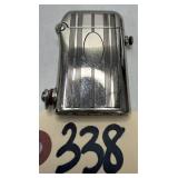 Vintage Thorens Silver-Tone Metal Pocket Lighter