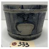 Blue & Gray Stoneware Ice Bucket - Whites Pottery