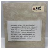 340+ Topps 1967 & 1969 Baseball Cards in Binder