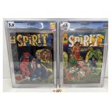 (2) Graded Warren The Spirit Magazines #7 & #8