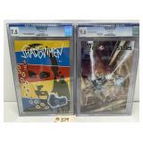 (2) Graded Comic Books - Shadowmen/Ghostbusters