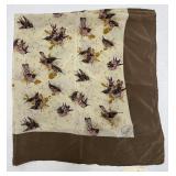 Vintage Gucci Silk Scarf - Hummingbird Print