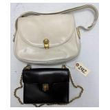 (2) Vintage Gucci Purses - Suede Jackie & Croc