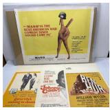(4) Vintage Movie Posters - MASH, Johnny Cash ++