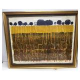 Bernard Cheese Signed Print 'Cornfield'