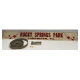 Rocky Springs Park Pool Items - Sign, Tickets
