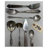 7pcs of Sterling Silver Serving Utensils