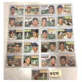 (21) 1956 Topps Baseball Cards
