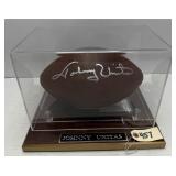Johnny Unitas Signed Football w/ COA