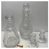 St. Louis & Baccarat Crystal Decanters - France
