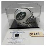 Chad Pennington Signed Jets Mini Helmet w/ COA