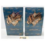 (2) Sealed Boxes of 1992 Studio Baseball Cards