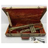 Vintage Conn USA Trumpet in Case