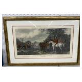 Fores's National Sport Fox Hunting Etching