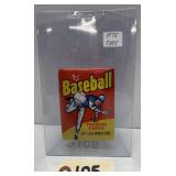 Topps 1975 Baseball Card Wax Pack