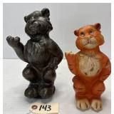 Humble/ESSO Metal Tiger Bank Mold & Plastic Bank