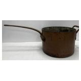 I. F. D. & H. Large Copper Pot