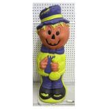 Pumpkin Head Scarecrow Light Up Blow Mold