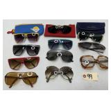 (11) Pairs of Men's/Women's Vintage Sunglasses