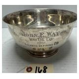 Large Wallace Sterling Silver Bowl - Engraved