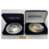 (2) ABRA World Champion Horse Belt Buckles
