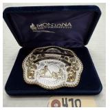 2007 ABRA World Champion Horse Belt Buckle