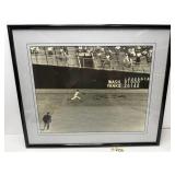 Mickey Mantle Autographed Black and White Photo