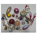 Vintage Mercury Glass Christmas Ornaments