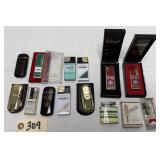 Vintage Lighters - Cigarette Brand Advertising