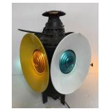 Electrified Dressel Railroad Signal Light