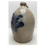 Cowden & Wilcox No. 2 Jug w/ Blue Floral Motif