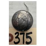 Napoleon III Silver Coin Pill/Snuff Box