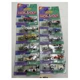 (12) NOS Johnny Lightning Monopoly Vehicles