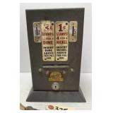 Schermack Coin Op Postage Stamp Dispenser