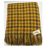 Vintage Pendleton Wool Houndstooth Blanket