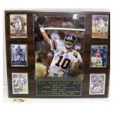 Eli Manning Autographed Photo Montage