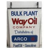 Way Oil Company / ARCO Oil & Gas Sign