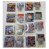 8pcs Nintendo Game Boy Games in Boxes