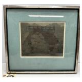 Ryohei Tanaka Signed Japanese Landscape Print