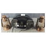 Rca Portable Cd Player & Lanterns