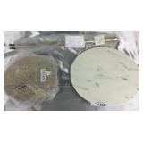 Marble Base, Gold Rod - Home Decor